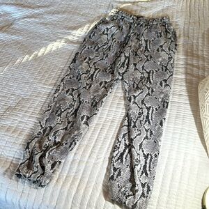 Snakeskin Joggers!